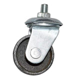 Maxbell 2xGeneric Floor Jack Casters Direct Replace 12mm Stem Horizontal Jack Casters