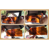 Maxbell 2xCar Anti Glare Sun Visor Extension 2 in 1 Day and Night Use for Driving