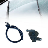 Maxbell Maxbell Wiper Washer Windshield Check Valve 1 Way Black Easy to Install for Kia with hose