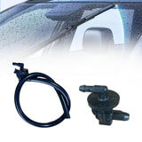 Maxbell Maxbell Wiper Washer Windshield Check Valve 1 Way Black Easy to Install for Kia with hose