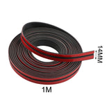 Maxbell Maxbell T Shape Rubber Generic Car Sunroof Seal Strip for Front Rear Windshield 14mm 100cm