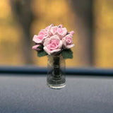 Maxbell Maxbell Car Dashboard Ornament Housewarming Gift for Table Bathroom Living Room Pink