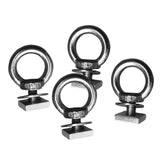 Maxbell 2x4x Stainless Steel T Bolt Eye Nut Tie Down Rings T Slot Bolts Anchoring Set