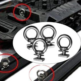 Maxbell 2x4x Stainless Steel T Bolt Eye Nut Tie Down Rings T Slot Bolts Anchoring Set