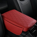 Maxbell Maxbell Generic Car Armrest Cushion Soft Arm Rest Covering for Suvs Auto Trucks Red