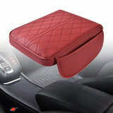 Maxbell Maxbell Generic Car Armrest Cushion Soft Arm Rest Covering for Suvs Auto Trucks Red