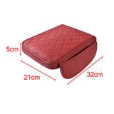 Maxbell Maxbell Generic Car Armrest Cushion Soft Arm Rest Covering for Suvs Auto Trucks Red