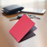 Maxbell Maxbell Generic Car Registration and Insurance Holder Simple for Business Cards Red