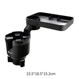Maxbell Adjustable Travel Holder Tray Rotatable Car Gadgets Tray for Snacks Toddlers Travel