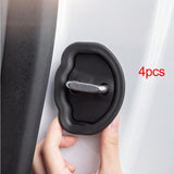 Maxbell Maxbell 4 Pieces Car Door Lock latches Cover Silent Shock Pad for Model 3