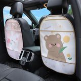 Maxbell Maxbell Car Seat Back Anti Kick Pad Cute Universal Accessories Auto Back Seat Guards Style A