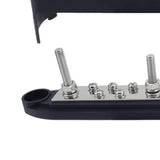 Maxbell Maxbell Power Distribution Block with Cover 12V Battery Busbar for Car RV Truck 1 piece black