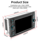 Maxbell Maxbell 7" Black 60wx4 Rearview Camera Image Support Car Stereo Player for Ford Transit