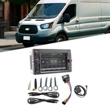 Maxbell Maxbell 7" Black 60wx4 Rearview Camera Image Support Car Stereo Player for Ford Transit