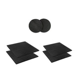 Maxbell 2x2 Pieces Oil Drain Splash Pad Car Oil Changing Transmission Drain Pan Mat Round 45cm