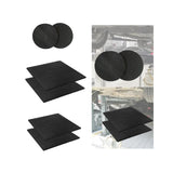 Maxbell 2x2 Pieces Oil Drain Splash Pad Car Oil Changing Transmission Drain Pan Mat Round 45cm
