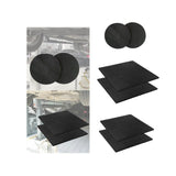 Maxbell 2x2 Pieces Oil Drain Splash Pad Car Oil Changing Transmission Drain Pan Mat Round 45cm
