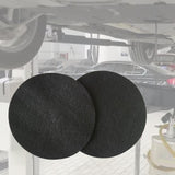 Maxbell 2x2 Pieces Oil Drain Splash Pad Car Oil Changing Transmission Drain Pan Mat Round 45cm