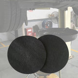 Maxbell 2x2 Pieces Oil Drain Splash Pad Car Oil Changing Transmission Drain Pan Mat Round 45cm