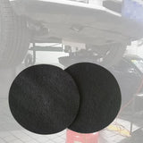 Maxbell 2x2 Pieces Oil Drain Splash Pad Car Oil Changing Transmission Drain Pan Mat Round 45cm