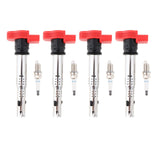 Maxbell 4x Ignition Coil Spark Plug Set 06E905115C. Sturdy Replacement for Audi