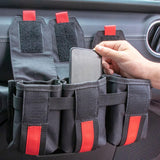 Maxbell Car Interior Storage Bag Utility Pocket for Jeep Wrangler JK JL 07-24
