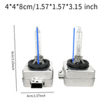 2 Pieces D1S Xenon Hid Car Headlight Bulbs 35W 12V DC Replacement Car Lights 8000K