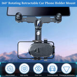 Maxbell 2xCar Rearview Mirror Phone Holder Stable Wear Resistant Universal Phone Mount