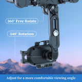 Maxbell 2xCar Rearview Mirror Phone Holder Stable Wear Resistant Universal Phone Mount