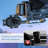 Maxbell 2xCar Rearview Mirror Phone Holder Stable Wear Resistant Universal Phone Mount