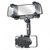 Maxbell 2xCar Rearview Mirror Phone Holder Stable Wear Resistant Universal Phone Mount