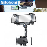 Maxbell 2xCar Rearview Mirror Phone Holder Stable Wear Resistant Universal Phone Mount