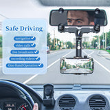 Maxbell 2xCar Rearview Mirror Phone Holder Stable Wear Resistant Universal Phone Mount
