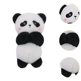 Maxbell Wiper Shift Handle Cartoon Panda Plush Doll Lightweight Multipurpose 6x4inch