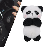 Maxbell Wiper Shift Handle Cartoon Panda Plush Doll Lightweight Multipurpose 6x4inch