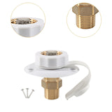 Maxbell RV City Water Connection Inlet Kit 1/2 inch Male Sturdy Brass Pipe Threads