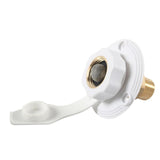 Maxbell RV City Water Connection Inlet Kit 1/2 inch Male Sturdy Brass Pipe Threads