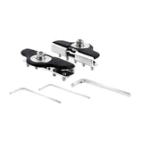 Maxbell 2pcs Generic LED Light Bar Mounting Brackets Hood Mount Light Brackets