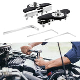 Maxbell 2pcs Generic LED Light Bar Mounting Brackets Hood Mount Light Brackets