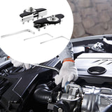 Maxbell 2pcs Generic LED Light Bar Mounting Brackets Hood Mount Light Brackets