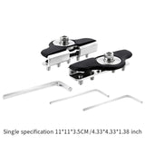 Maxbell 2pcs Generic LED Light Bar Mounting Brackets Hood Mount Light Brackets