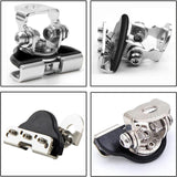 Maxbell 2x Generic LED Light Bar Mounting Brackets Adjustable for ATV Sedan UTV