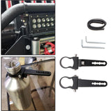 Maxbell 2Pcs 1.25inch Bull Bar Tube Mount Clamps Adjustable for Trucks Off Road