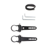 Maxbell 2Pcs 1.25inch Bull Bar Tube Mount Clamps Adjustable for Trucks Off Road