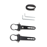 Maxbell 2Pcs 1.25inch Bull Bar Tube Mount Clamps Adjustable for Trucks Off Road