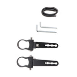 Maxbell 2Pcs 1.25inch Bull Bar Tube Mount Clamps Adjustable for Trucks Off Road