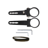 Maxbell 2 Pieces 1.75inch Light Bar Mounting Brackets Kit Adjustable for Truck SUV