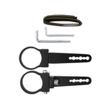 Maxbell 2 Pieces 1.75inch Light Bar Mounting Brackets Kit Adjustable for Truck SUV