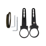 Maxbell 2 Pieces 1.75inch Light Bar Mounting Brackets Kit Adjustable for Truck SUV