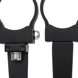 Maxbell 2 Pieces 1.75inch Light Bar Mounting Brackets Kit Adjustable for Truck SUV